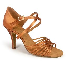   La International Dance Shoes (IDS) SARA - TAN SATIN